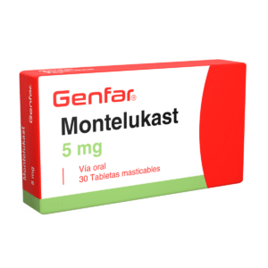 MONTELUKAST 5 MG TABLETAS MASTICABLES