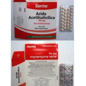 ACIDO ACETILSALICILICO 100 MG TABLETA