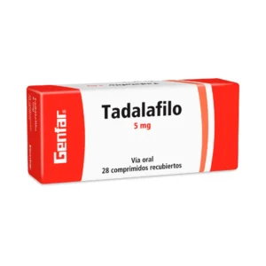 -TADALAFILO 5 MG TABLETA RECUBIERTA