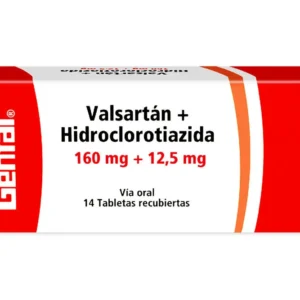 -VALSARTAN+HIDROCLOROTIAZIDA 160 12.5 MG TABLETA RECUBIERTA