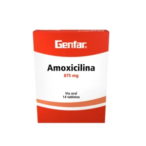 -AMOXICILINA 875 MG TABLETA