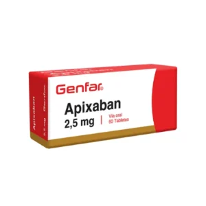 -APIXABAN 2.5 MG TABLETA RECUBIERTA