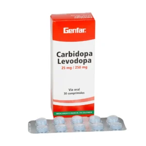CARBIDOPA+LEVODOPA 25 250 MG TABLETA