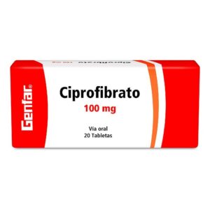 CIPROFIBRATO 100 MG TABLETA