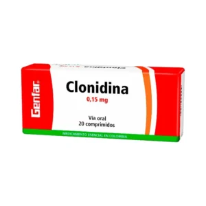 CLONIDINA 0.15 MG TABLETA