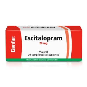 ESCITALOPRAM 20 MG COMPRIMIDO RECUBIERTO