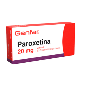 PAROXETINA 20 MG TABLETA RECUBIERTA