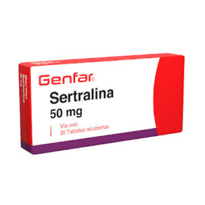 SERTRALINA 50 MG TABLETA RECUBIERTA