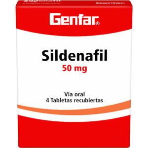 SILDENAFILO 50 MG TABLETA RECUBIERTA