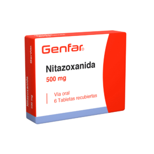 NITAZOXANIDA 500 MG TABLETA RECUBIERTA