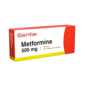METFORMINA 500 MG TABLETAS RECUBIERTAS