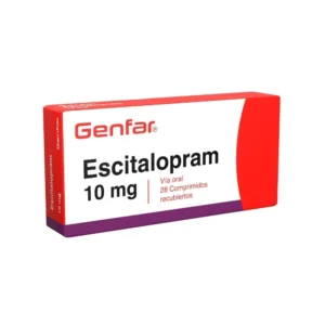 ESCITALOPRAM 10 MG TABLETAS RECUBIERTAS