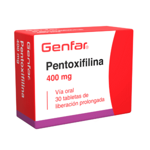 PENTOXIFILINA 400 MG TABLETA DE LIBERACIÓN PROLONGADA