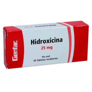 HIDROXICINA 25 MG TABLETA RECUBIERTA