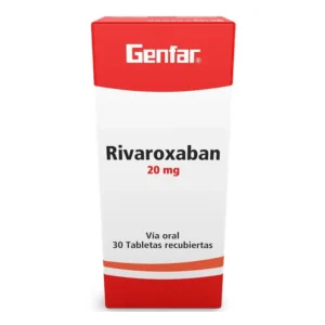 RIVAROXABAN 20 MG TABLETA RECUBIERTA