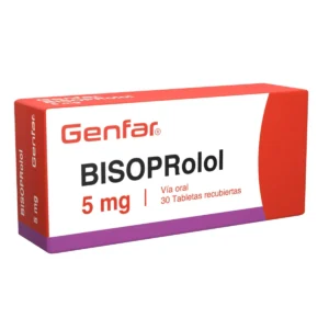 BISOPROLOL 5 MG TABLETAS RECUBIERTAS