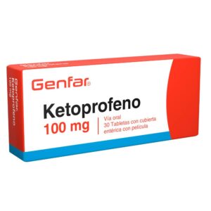 KETOPROFENO 100 MG TABLETA RECUBIERTA