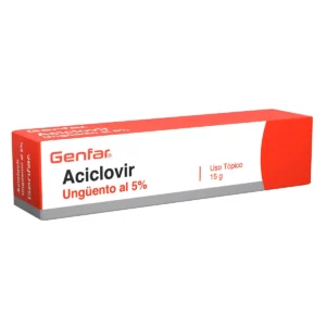 ACICLOVIR 5% UNGÜENTO TOPICO X 15 G