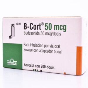 B-CORT 50 MCG DOSIS AEROSOL BUCAL X 200 DOSIS
