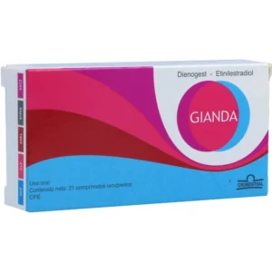 GIANDA 2 0.03 MG TABLETA RECUBIERTA