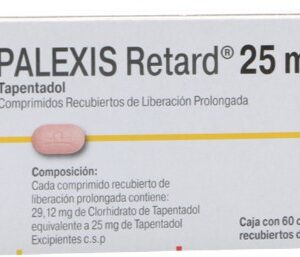 PALEXIS RETARD 25 MG TABLETAS DE LIBERACION SOSTENIDA