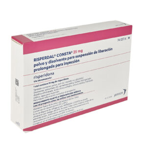 RISPERDAL CONSTA 25 MG POLVO PARA SUSPENSION INYECTABLE