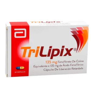 TRILIPIX 135 MG CAPSULAS DE LIBERACION RETARDADA