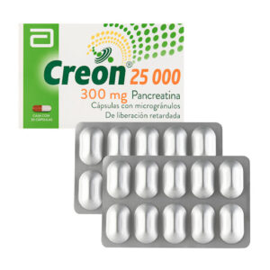 CREON 25.000 300 MG CAPSULA DE LIBERACION RETARDADA
