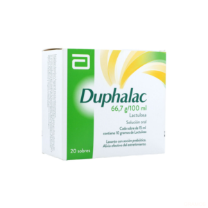 DUPHALAC 66.7 G 100 ML SOLUCION ORAL SACHET X 15 ML