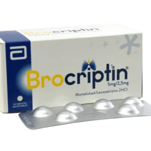 BROCRIPTIN 5 2.5 MG TABLETA MASTICABLE