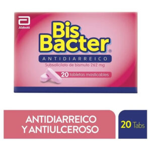 BISBACTER 262 MG TABLETA MASTICABLE