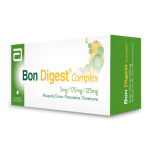 BONDIGEST COMPLEX 125 170 5 MG TABLETA CON O SIN RECUBIR