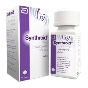 SYNTHROID 75 MCG TABLETA