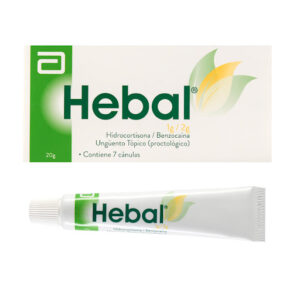 HEBAL 1 G 2 G UNGÜENTO PROCTOLOGICO X 20 G