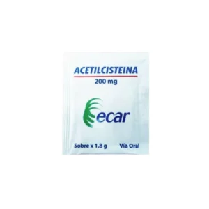 ACETILCISTEINA 200 MG POLVO GRANULADO X 1.8 G