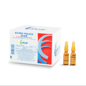 ACIDO FOLICO 1 MG ML SOLUCION INYECTABLE