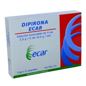 DIPIRONA 2.5 G 5 ML SOLUCION INYECTABLE
