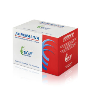 ADRENALINA 1 MG ML SOLUCION INYECTABLE