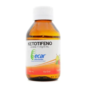 KETOTIFENO 1 MG 5 ML JARABE X 100 ML