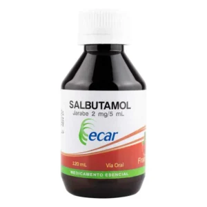 SALBUTAMOL 2 MG 5 ML JARABE X 120 ML