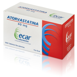 ATORVASTATINA 40 MG TABLETA RECUBIERTA