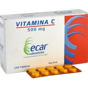 VITAMINA C 500 MG TABLETA