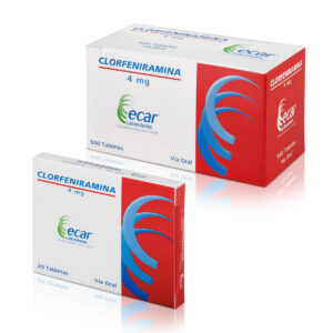 CLORFENIRAMINA 4 MG TABLETA
