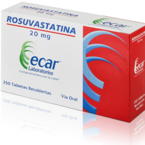 ROSUVASTATINA 20 MG TABLETA RECUBIERTA