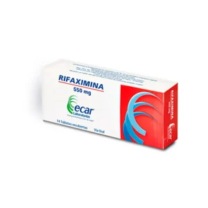 RIFAXIMINA 550 MG TABLETA RECUBIERTA