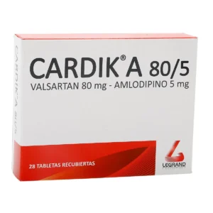 CARDIK A 80 5 MG TABLETA RECUBIERTA