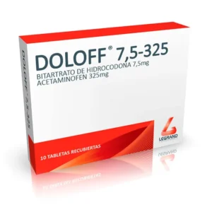 DOLOFF 7.5 325 MG TABLETA RECUBIERTA