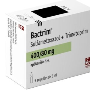 BACTRIM 400 80 MG SOLUCION INYECTABLE X 5 ML