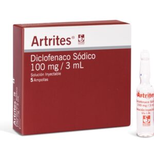 ARTRITES 100 MG 3 ML SOLUCION INYECTABLE