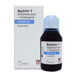 BACTRIM F 400 MG 80 MG SUSPENSION ORAL X 100 ML
